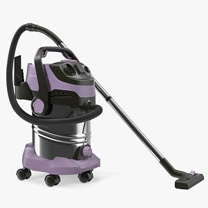 3D industrial vacuum cleaner cleaning