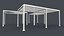 Gazebo Pergolado de Madeira PBR B3