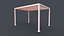 Gazebo Pergolado de Madeira PBR B3