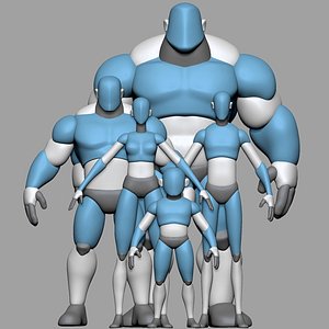 3D Pack Basemeshes Stylized