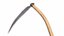 Scythe Low-poly PBR 3D model