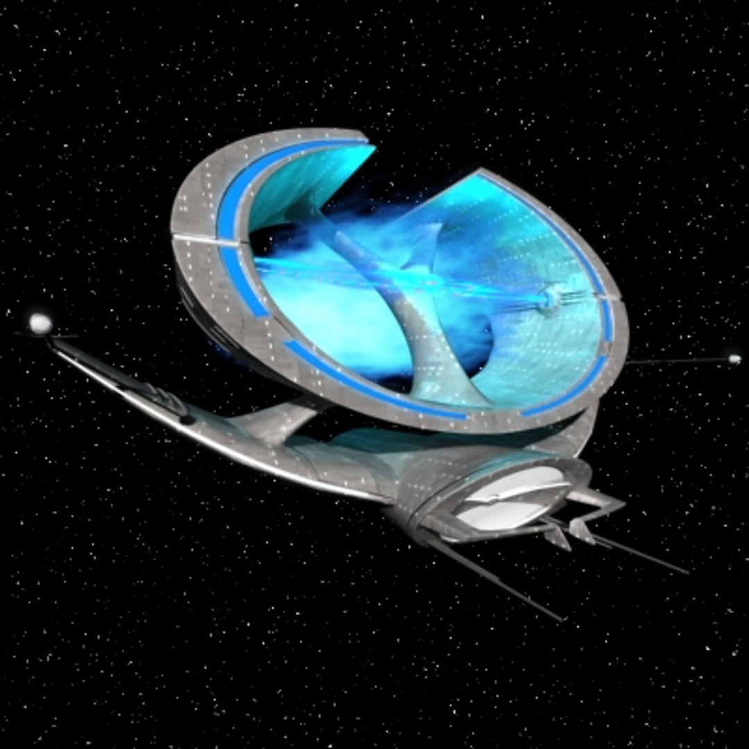 Manta Space Ship 3d Model