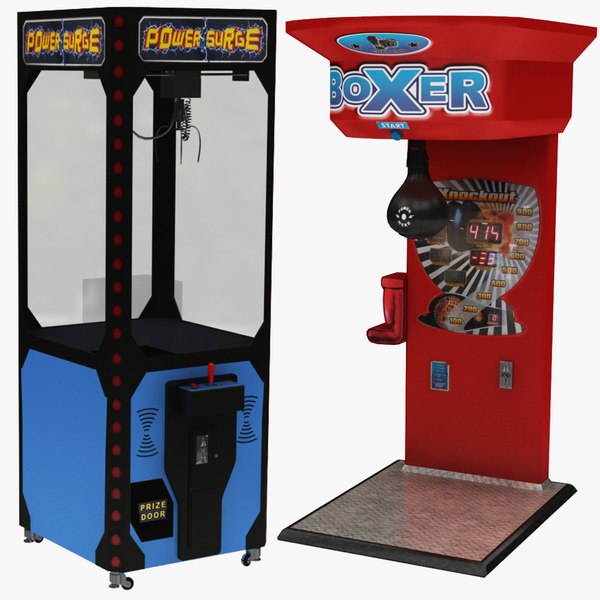 Claw vending machine boxing 3D - TurboSquid 1492269