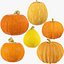 3D model Pumpkins Collection V1