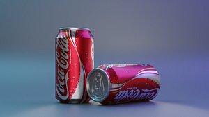 simple canned drink 3D model