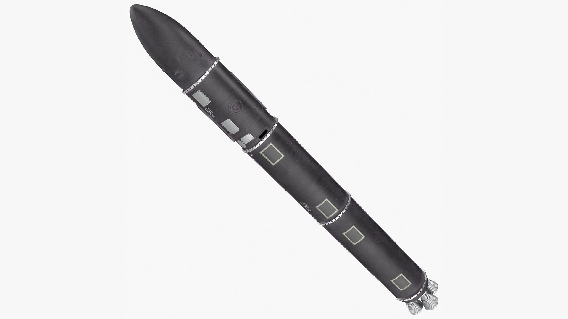 Sarmat Missile System 3D model preview