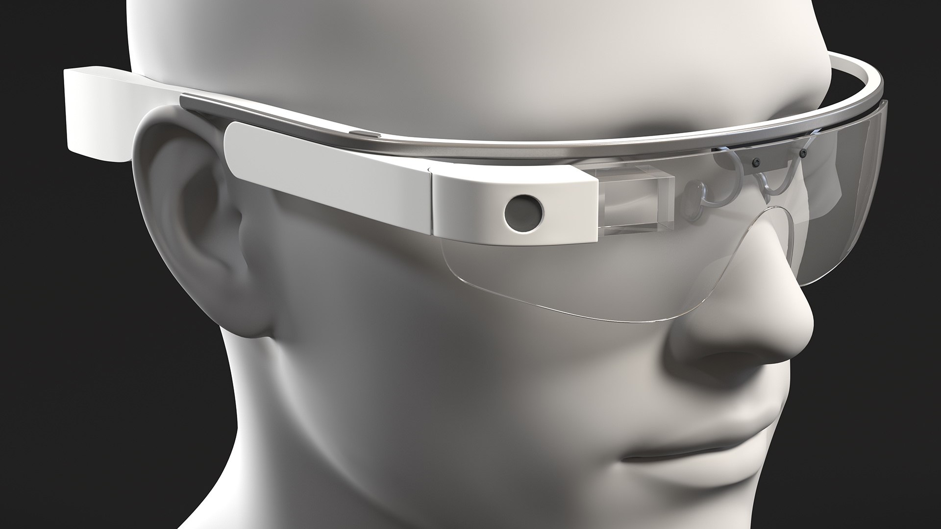 3D Google Glasses 2 On Mannequin Head - TurboSquid 2031247