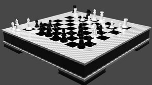 Chess Set Medieval 3D Model $13 - .blend .stl - Free3D