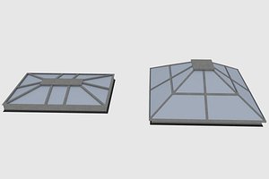 rooftop skylight obj