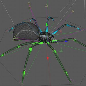 scary spider 3D model