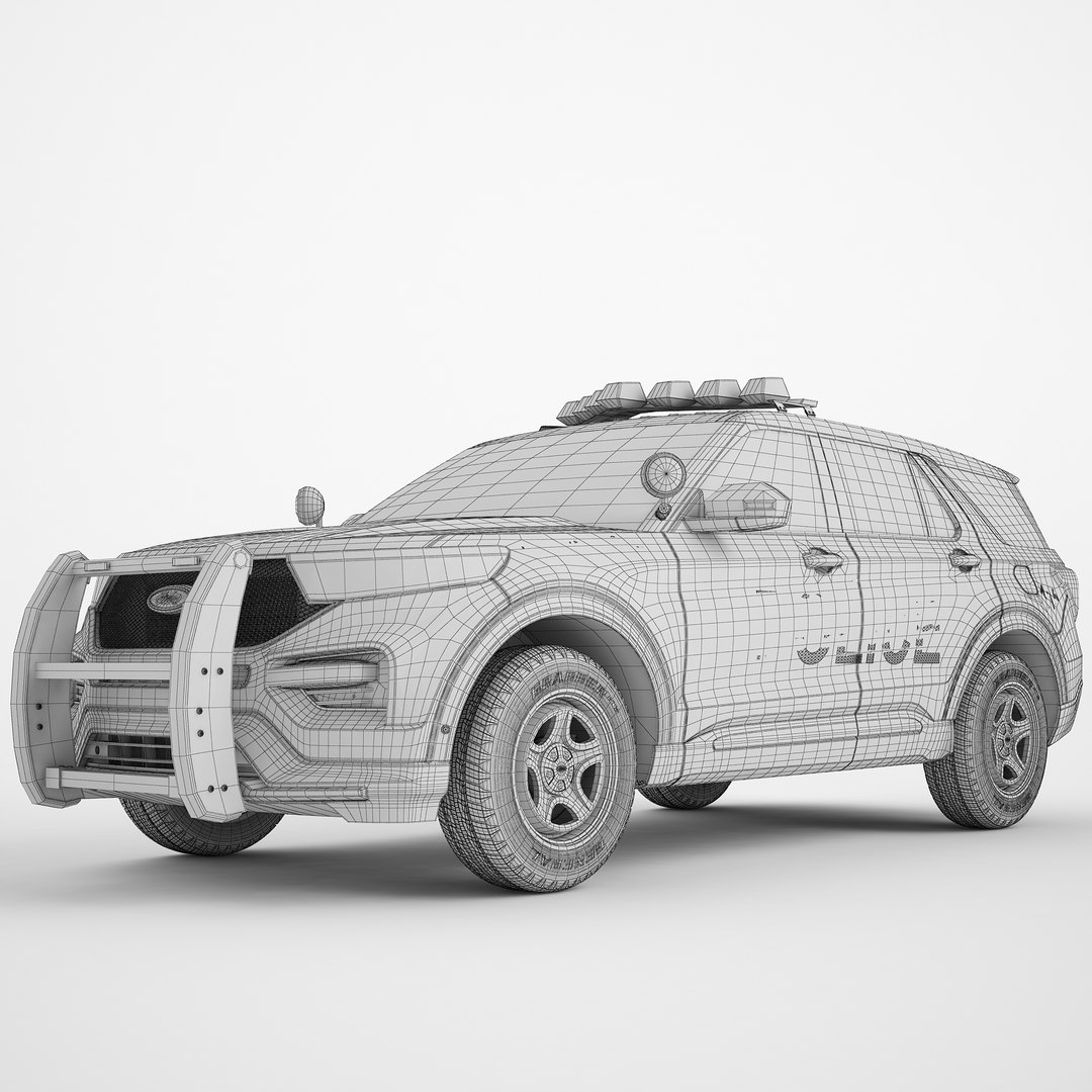 Ford Explorer 2020 Police 04 3D Model - TurboSquid 1726500
