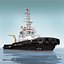 tugboat water ships 3d model