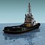 tugboat water ships 3d model