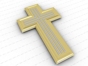 cross 3D model