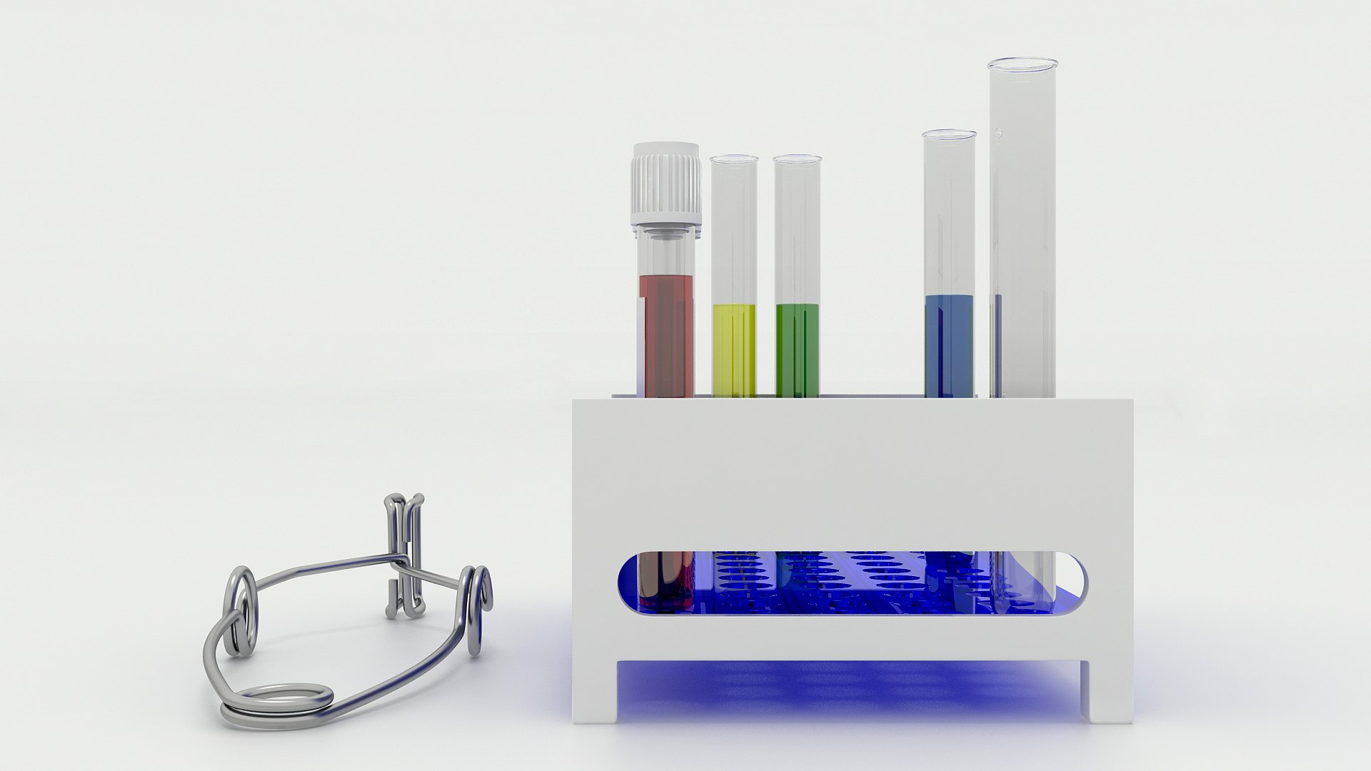 3D Model Stand Test Tube Tweezers TurboSquid 1536558