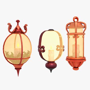 Stylized Fantasy Floating Lamp for Halloween