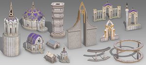 European palace gate door frame floor stone pillars