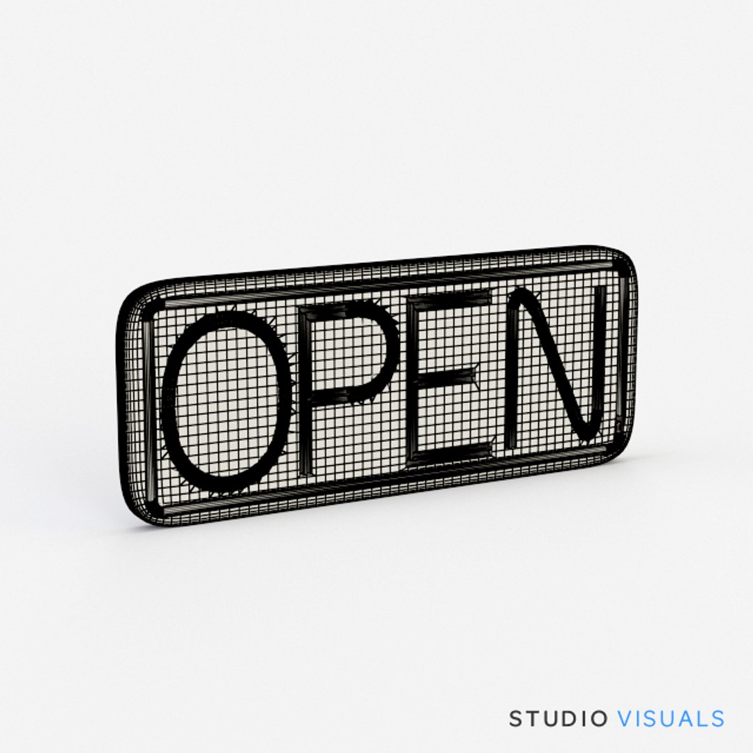 Neon Open Sign Max
