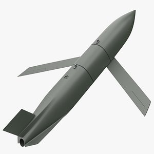 Cruise Missile Flight 3D model