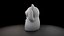 Lucky Cat 3D Low Poly Model animated