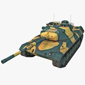 Leopard 1 Germany Main Battle Tank Rigged
