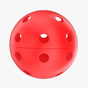 Pickleball Ball Red 3D model
