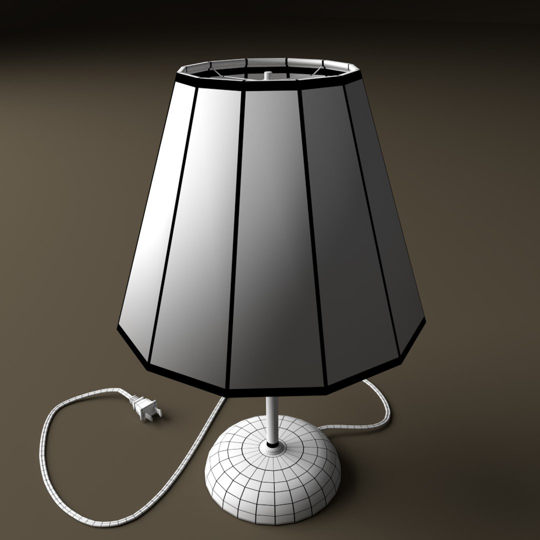3d simple table lamp