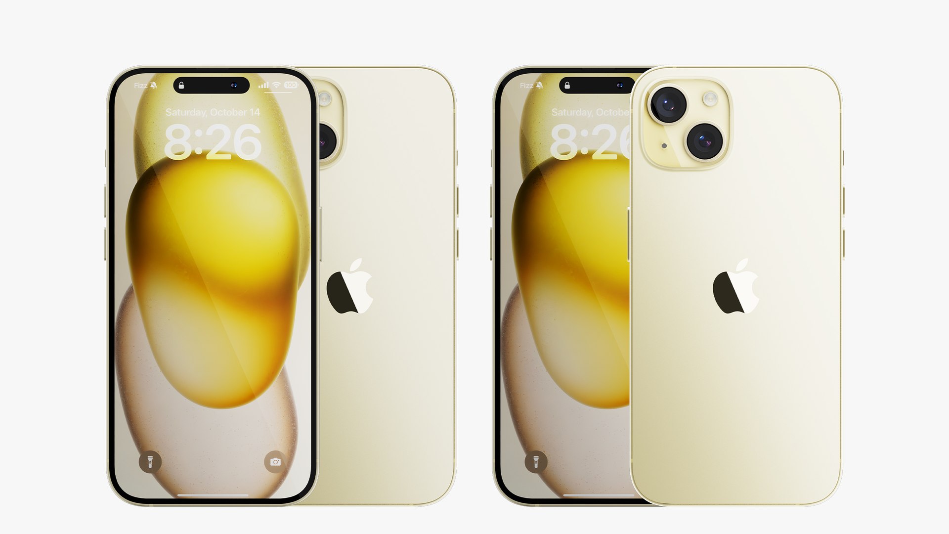 3D iPhone 15 15 Plus Yellow TurboSquid 2149218