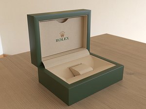 3D rolex watch box model