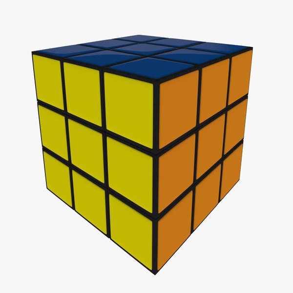3D модель Кубик Рубика - TurboSquid 1003423