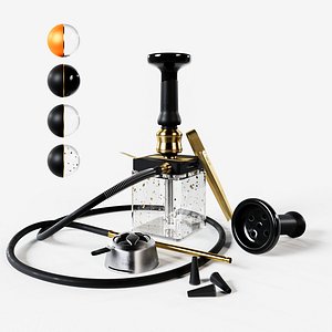 3D Hookah HOOB SubAtom model