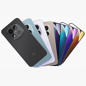 3D Xiaomi Redmi Note 15 Pro 5G All Colors