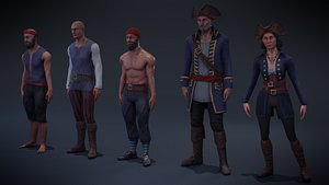 Pirate character pack