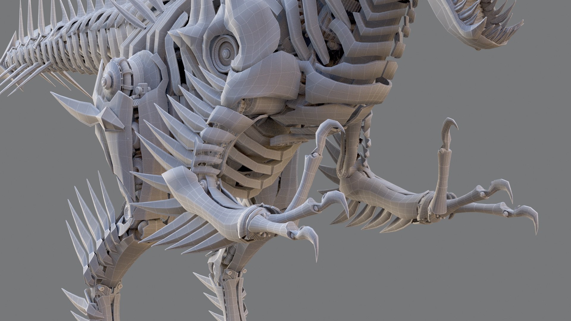 Raptor Mech Robot Model - TurboSquid 1481112