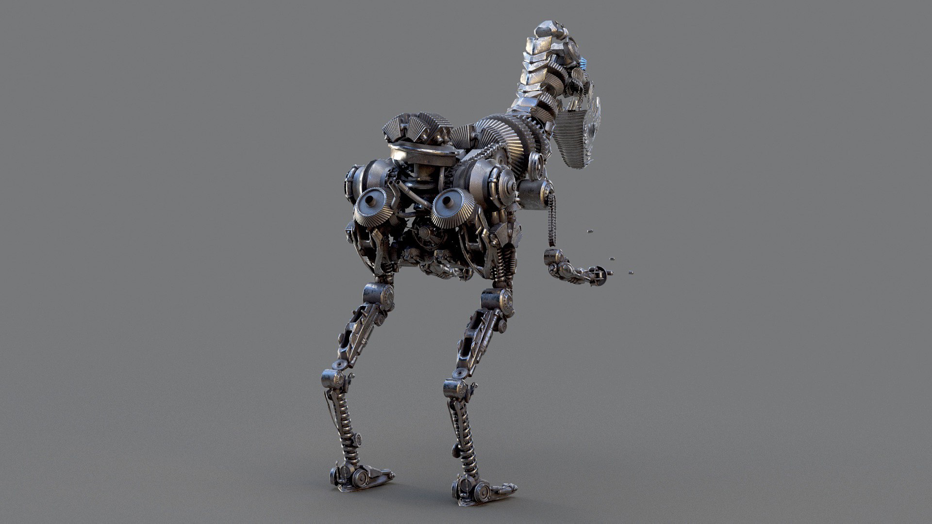 Raptor Mech Robot Model - TurboSquid 1481112