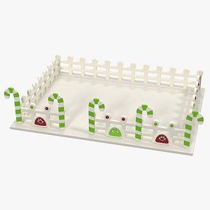 cookie dough fence 3D model