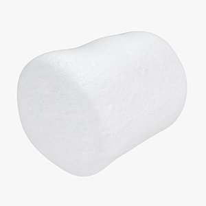 Marshmallow white 3D model