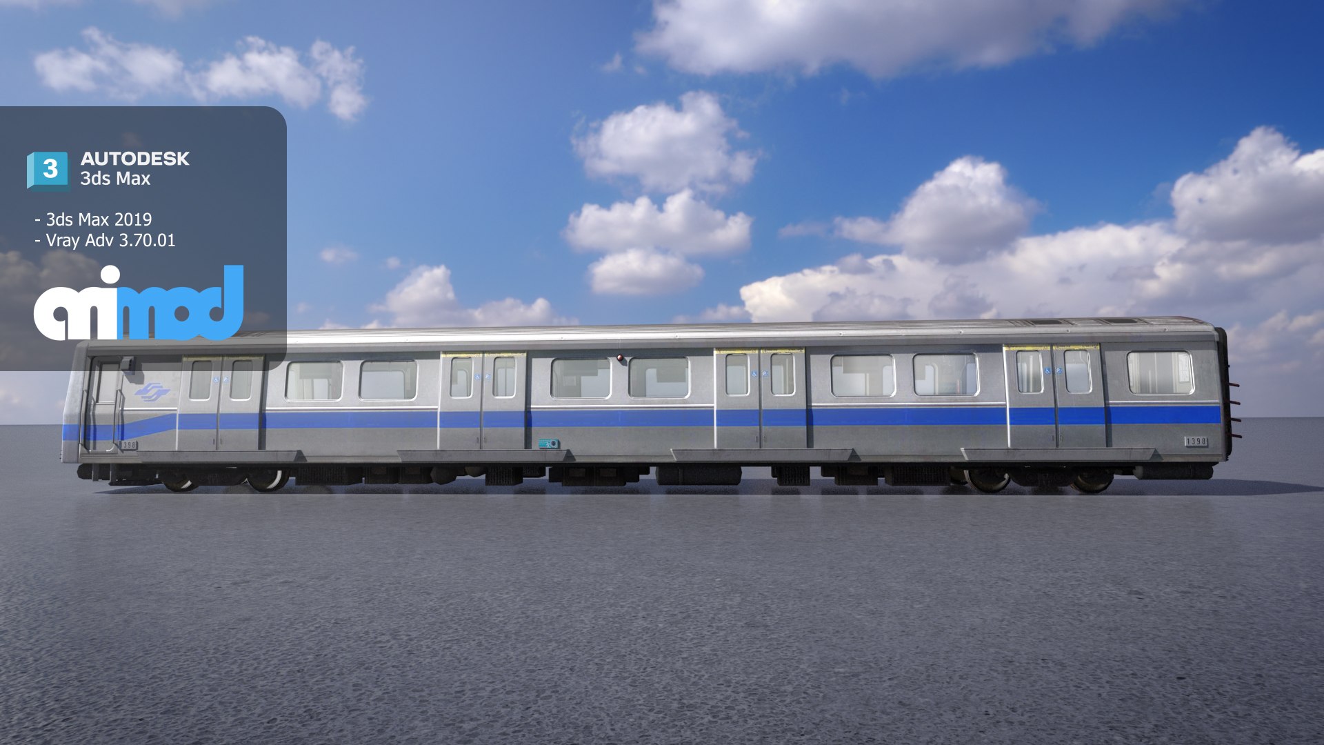 3D Model TW Mrt Locomotive 001 - TurboSquid 2291080
