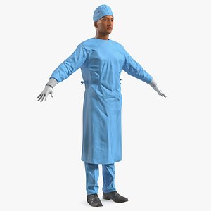 3D Male Surgeon model