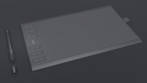 Graphics tablet 3D model