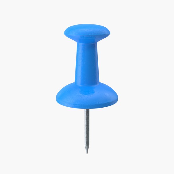 3D Push Pin Icon model