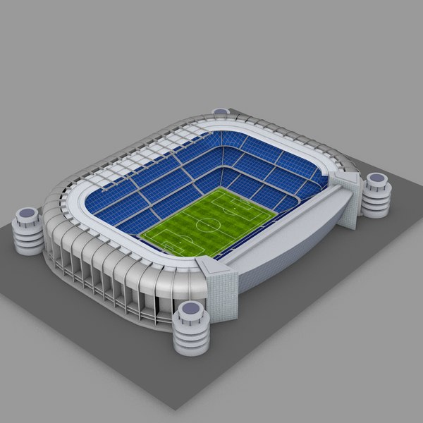 santiago bernabeu stadium 3D model