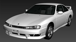 NISSAN S14 KOUKI SE 1998 3D MODEL 3D model