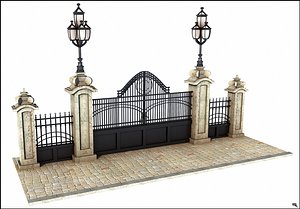 iron gate 3D model