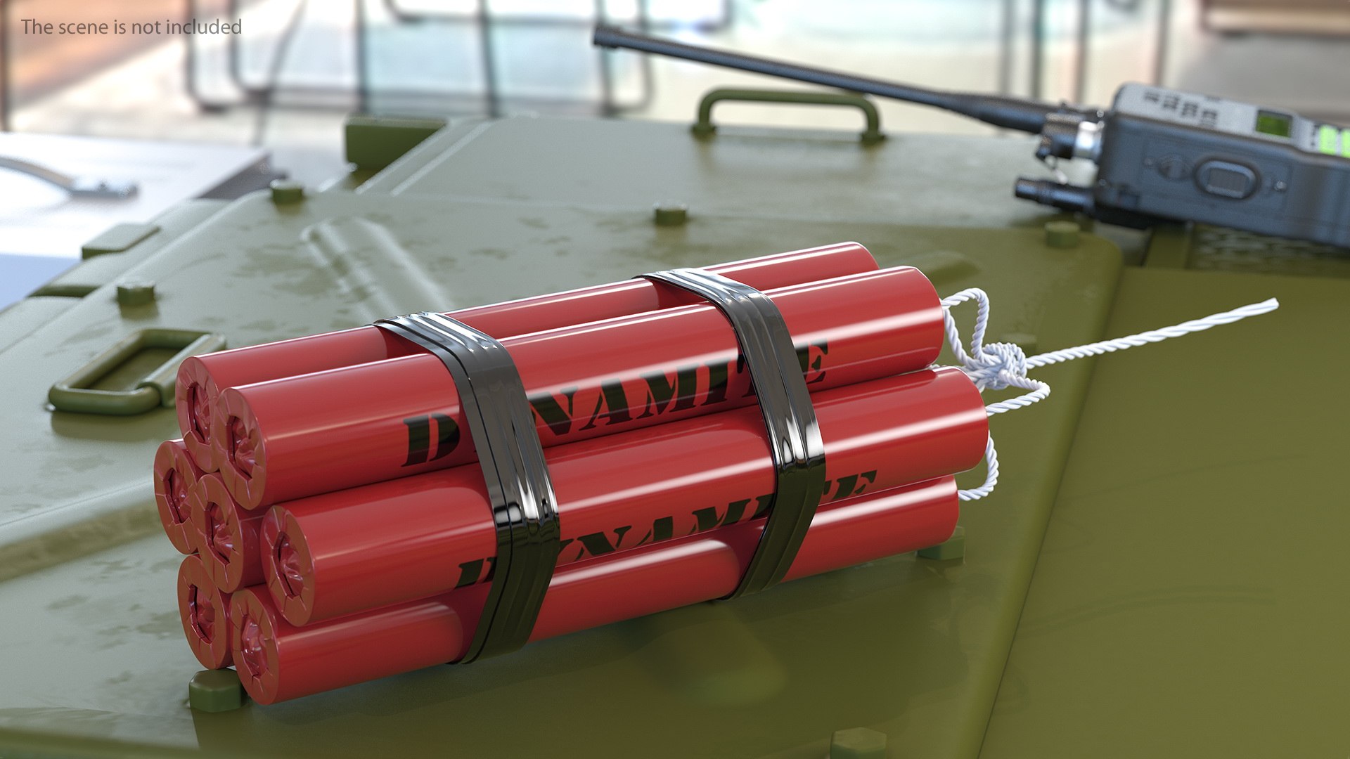 Dynamite Pack 3D model preview