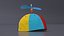 Child Multi Colored Propeller Hat Brimless