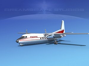 fairchild f-27 fokker 3ds