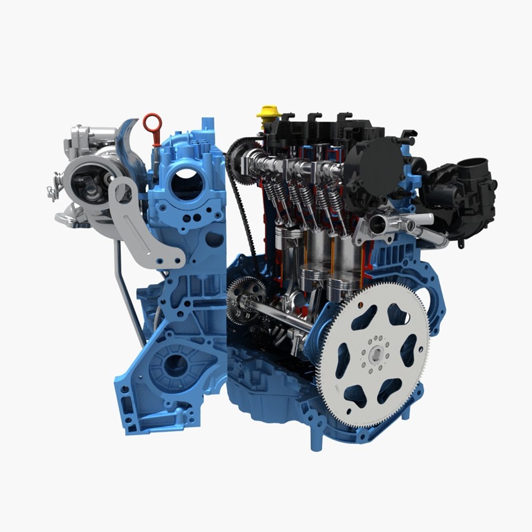 Petrol Engine Cutaway 3D - TurboSquid 1441377