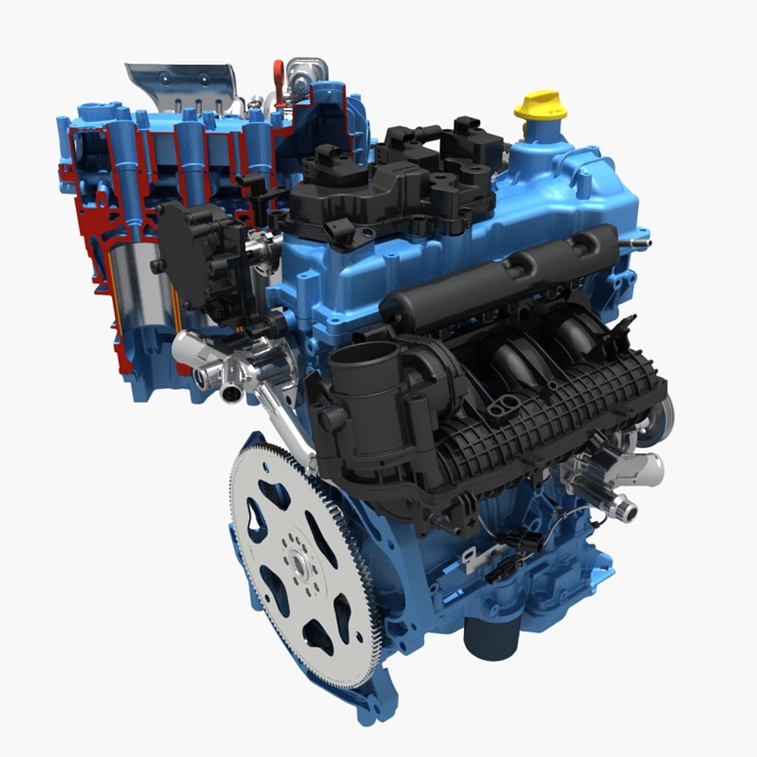 Petrol Engine Cutaway 3D - TurboSquid 1441377