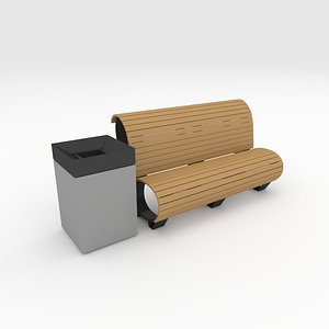 Bench Park 40 3D model